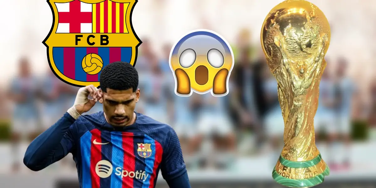 Ronald Araújo con la camiseta del Barcelona