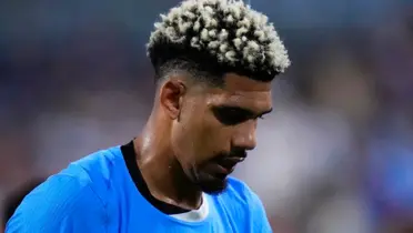 Ronald Araújo durante el choque frente a Panamá por Copa América.