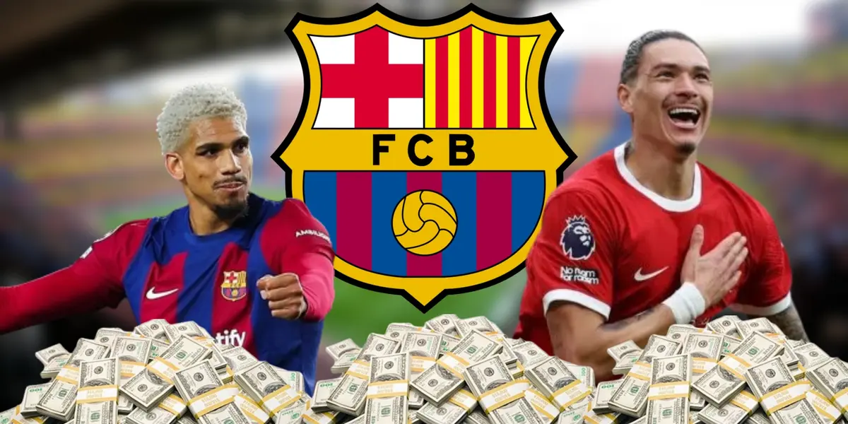 Ronald Araújo en Barcelona y Darwin Núñez en Liverpool