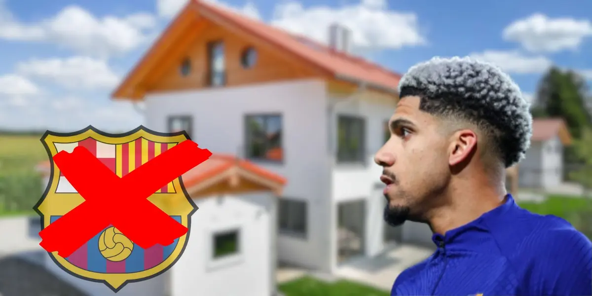 Ronald Araujo en la previa de un partido del FC Barcelona en La Liga