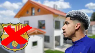 Ronald Araujo en la previa de un partido del FC Barcelona en La Liga