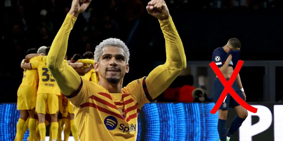Ronald Araújo fue gran protagonista del triunfazo del Barcelona ante el París Saint-Germain por Champions League