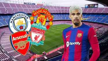 Ronald Araujo, jugador del Barcelona, en el radar de los clubes de la Premier League