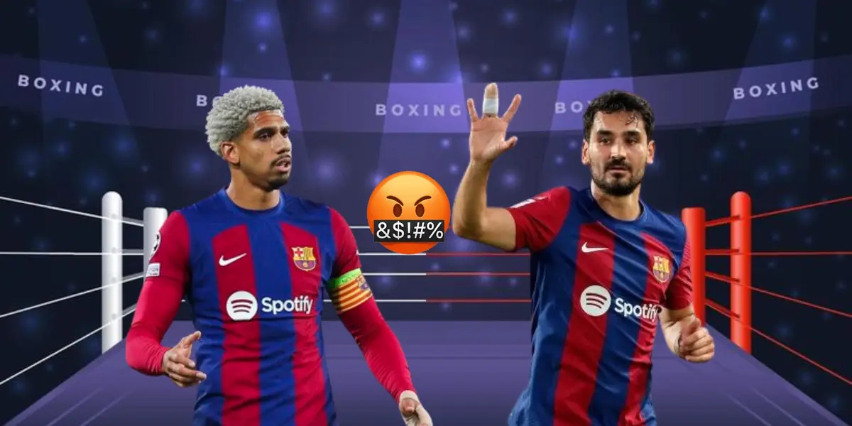 Ronald Araujo y su pelea con Gundogan luego de la eliminación del Barcelona