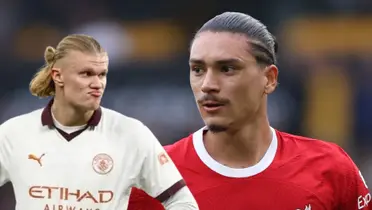 Se comenzó a viralizar por las redes sociales la versión que postula al Darwin Núñez como el más destacado en Inglaterra