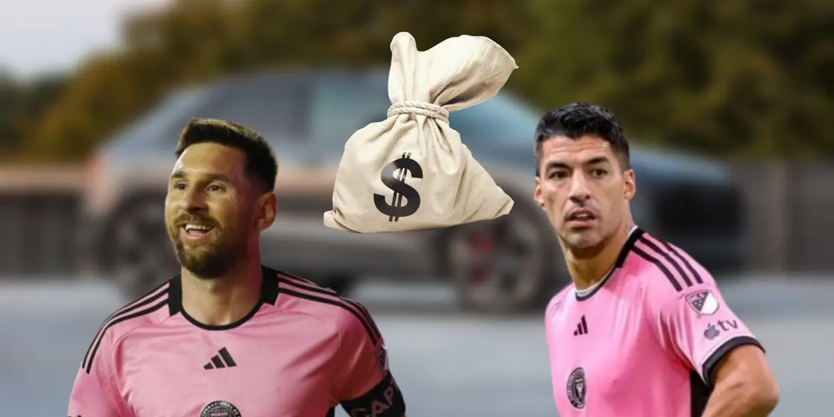 Se conoció en que coche se maneja Luis Suárez por las calles de Miami