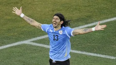 Sebastián Abreu en la Celeste