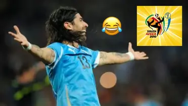Sebastián Abreu en la Celeste