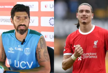 Sebastián Abreu y Darwin Núñez