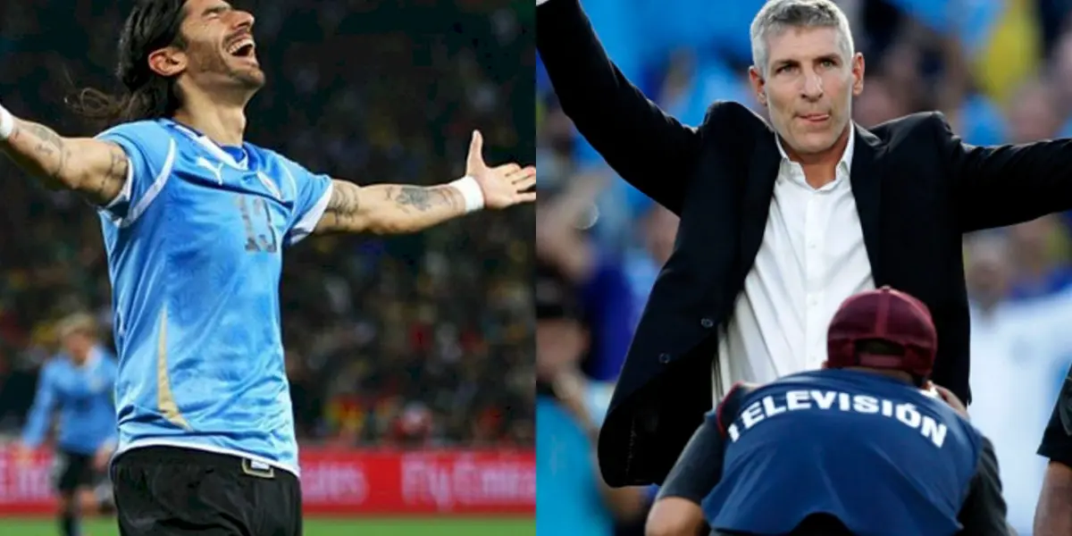 Sebastián Abreu y Martín Palermo, los delanteros de las piruetas