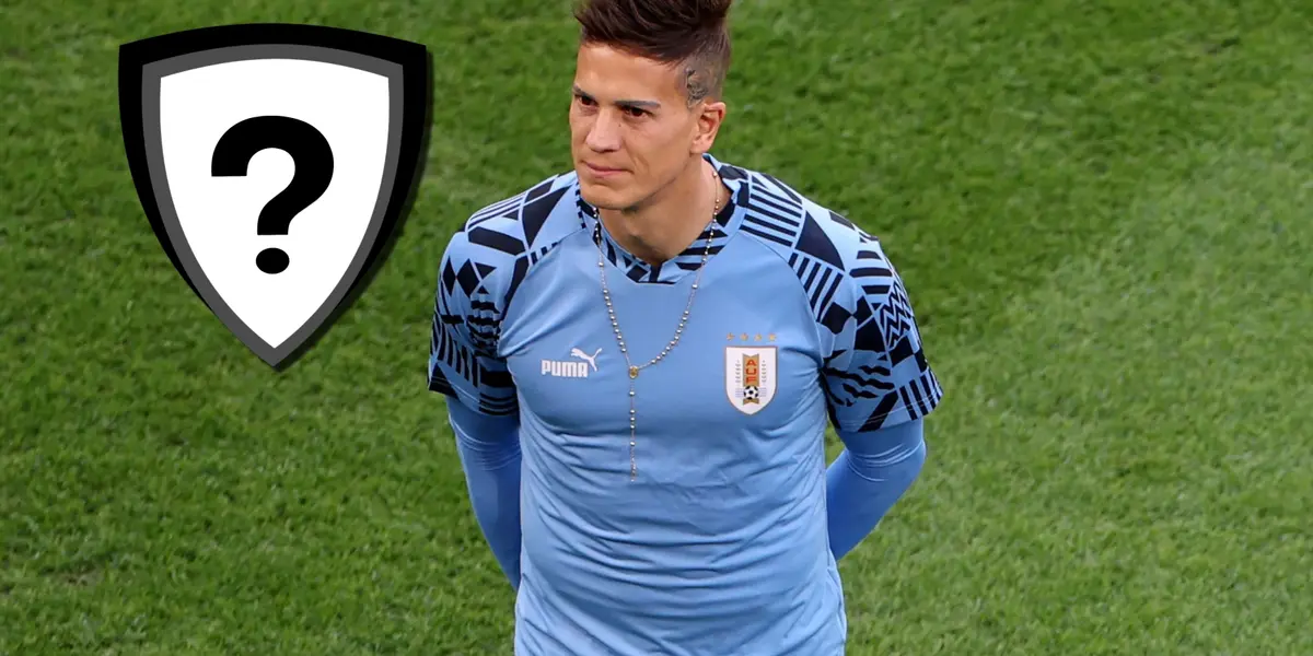 Sebastián Sosa con la camiseta de Uruguay.